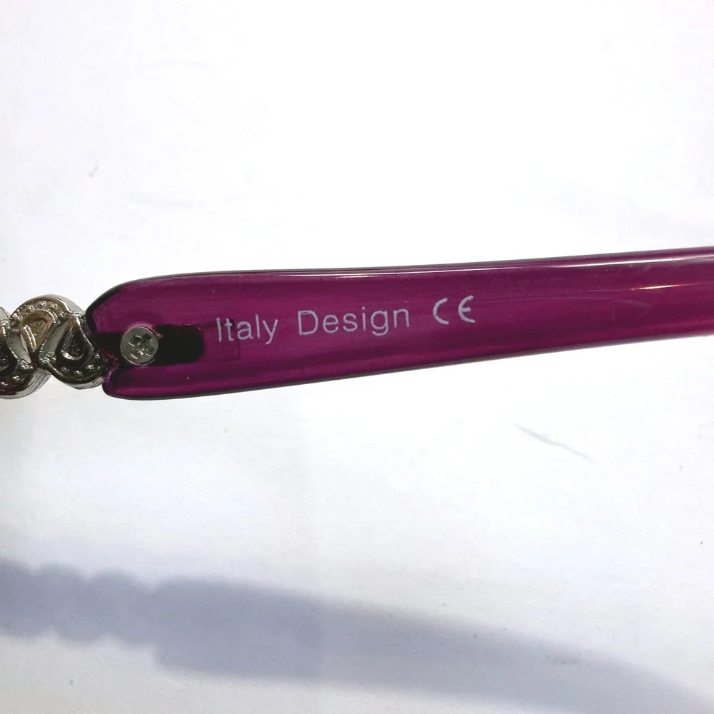Oversized Purple Butterfly Sunglasses Italy Design Gradient Lens